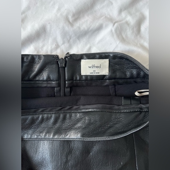 Wilfred Faux Leather Mini Skirt - Picture 3 of 3